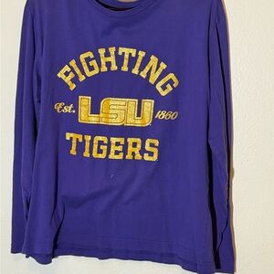 LSU Fighting Tigers Women's Purple Long Sleeve Tee